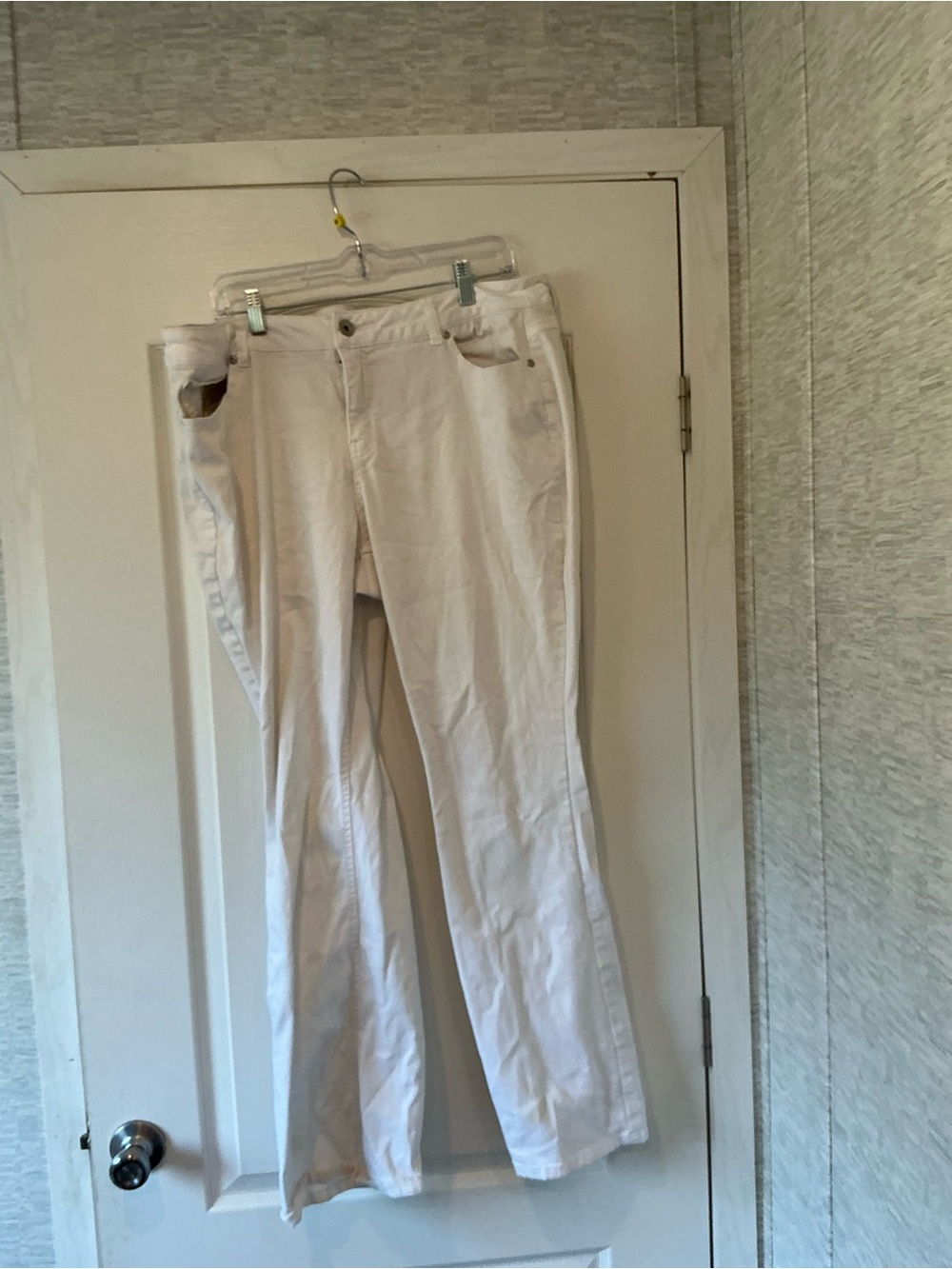 Cato White Flare Jeans for Women 16W Euc